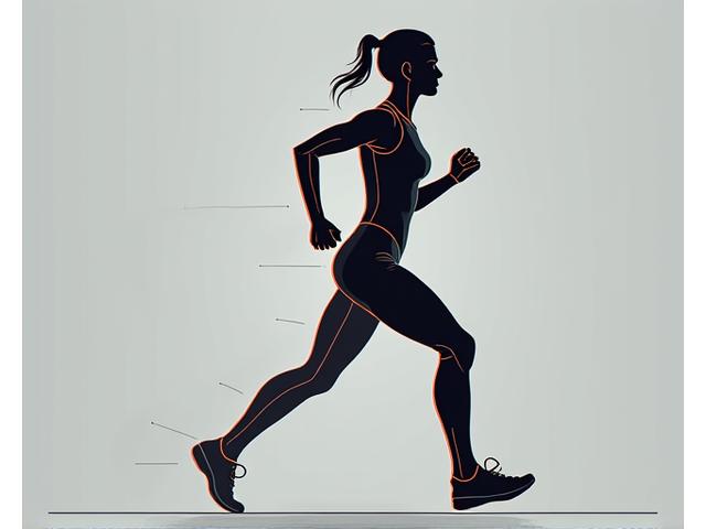 Diagram illustrating ergonomic seam mapping and compression zones on an athletic figure